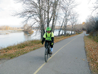 Yukio Kitagawa biking