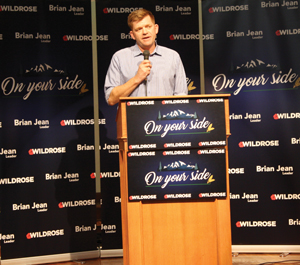 (Photo by Stan Ashbee) UNITING MESSAGE